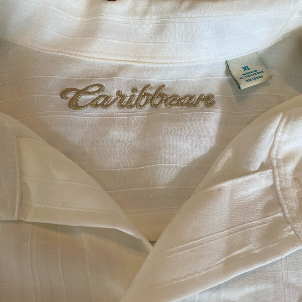Caribbean Men's Dark Blue Flat Front Shorts - Picture 5 of 8